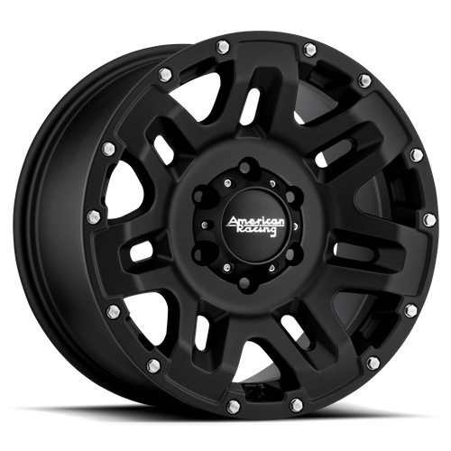 American Racing — AR200 YUKON 18X8.5 6X5.5 CI-BLK 15MM