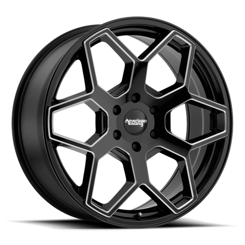 American Racing — AR916 20X8.5 6X5.5 G-BLK MILL 15MM