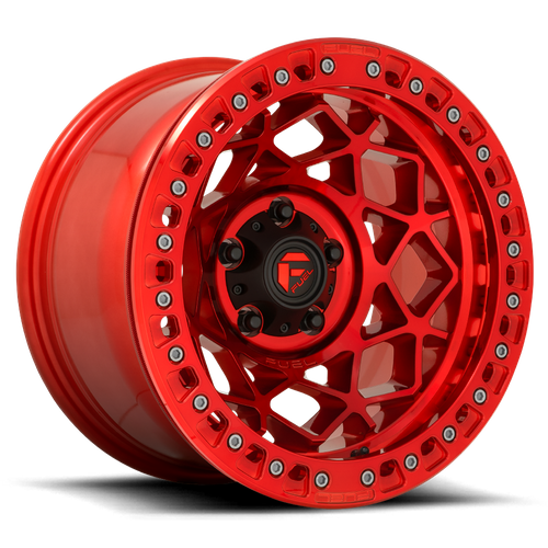 Fuel 1PC D121 UNIT BEADLOCK CANDY RED