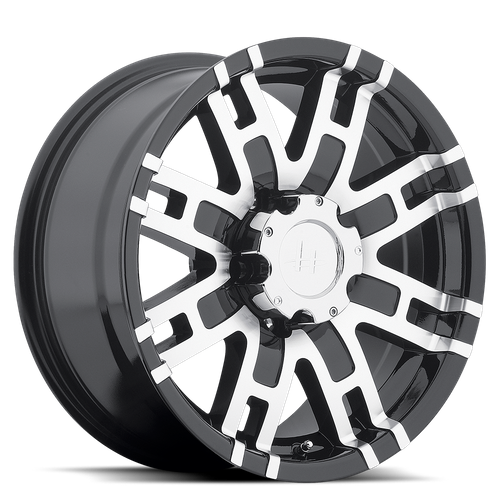 Helo — HE835 17X8 6X5.5 G-BLK/MCH 0MM