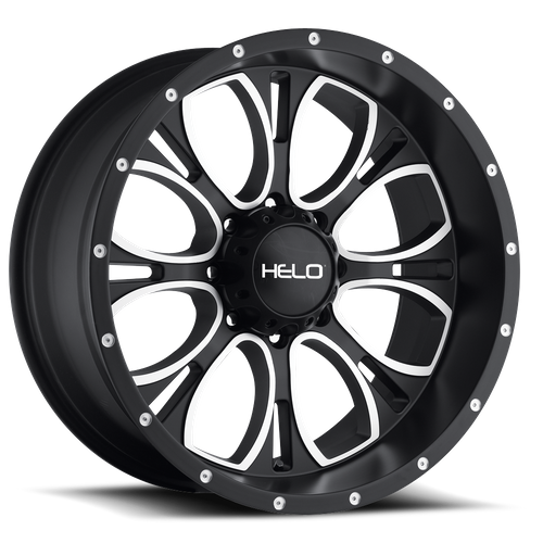 Helo — HE879 20X9 6X5.5 G-BLK/MILL +18MM