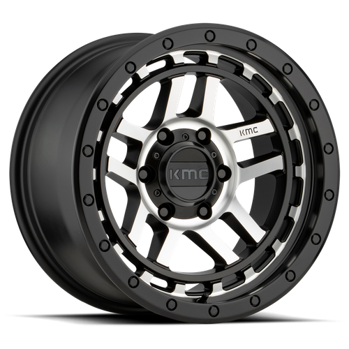 KMC — KM540 18X8.5 6X135 S-BLK MACH 00MM