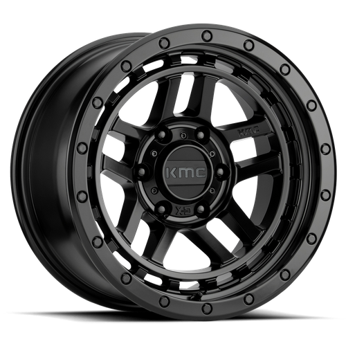 KMC KM545 17インチホイール 17x9 +0 127-5穴 ラングラー 17 Inch Wheel Rim Black FOR Jeep Wrangler JK JL KMC KM540