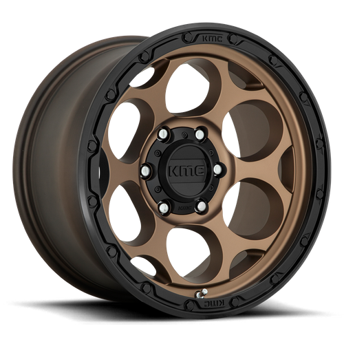 KMC KM541 DIRTY HARRY MATTE BRONZE W/ BLACK LIP Wheel