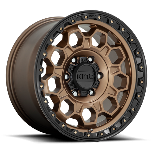 KM545 17X8 5X4.25 M-BRZ BLK LP 38MM