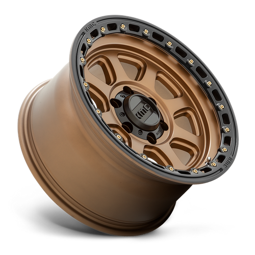 KM548 CHASE MATTE BRONZE W/ BLACK LIP Rims for Ford F250, Ford F350, Ford Excursion