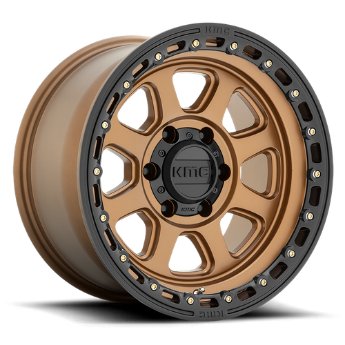 KMC KM548 CHASE MATTE BRONZE W/ BLACK LIP Wheel KMC KM548 CHASE MATTE BRONZE W/ BLACK LIP Wheel