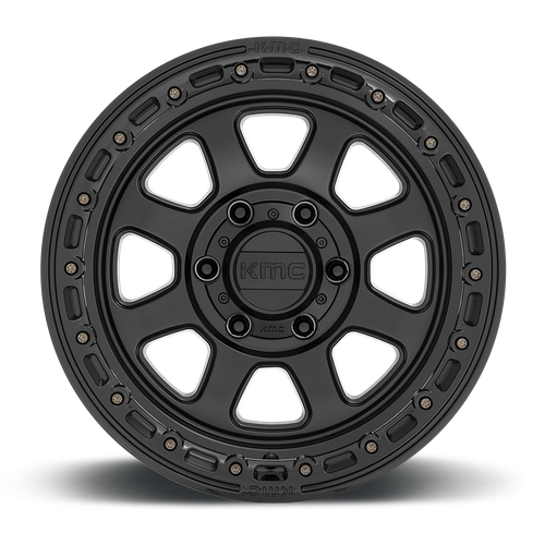 20 Inch SATIN BLACK W/ GLOSS BLACK LIP 8 Lug Chevy Rims KM54829088718