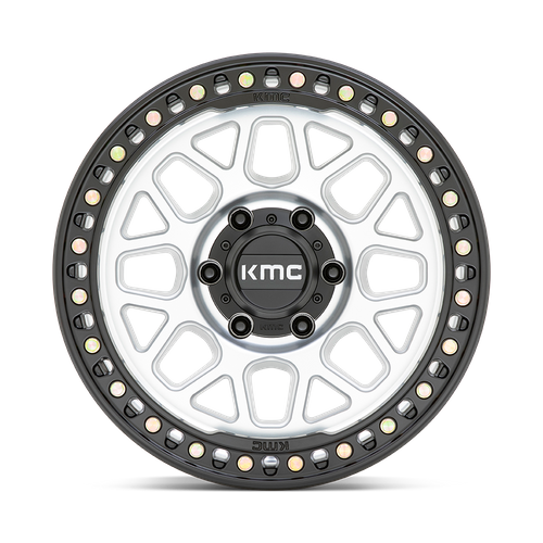17 Inch MACHINED W/ SATIN BLACK LIP 5 Lug Jeep Rims KM54979050500