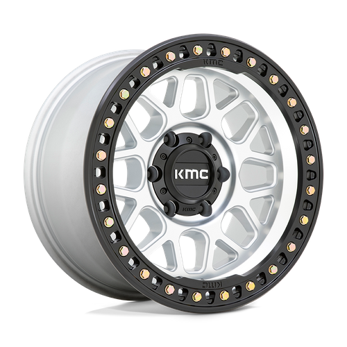 KMC KM549 GRS MACHINED W/ SATIN BLACK LIP Wheel