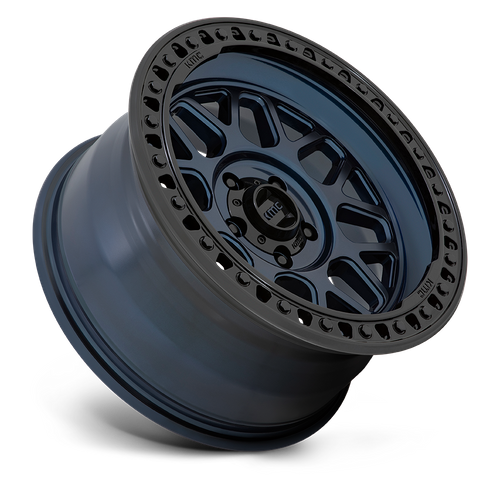KM549 GRS MIDNIGHT BLUE W/ G-BLACK LIP Rims for Jeep Wrangler, Jeep Grand Cherokee, Jeep Gladiator