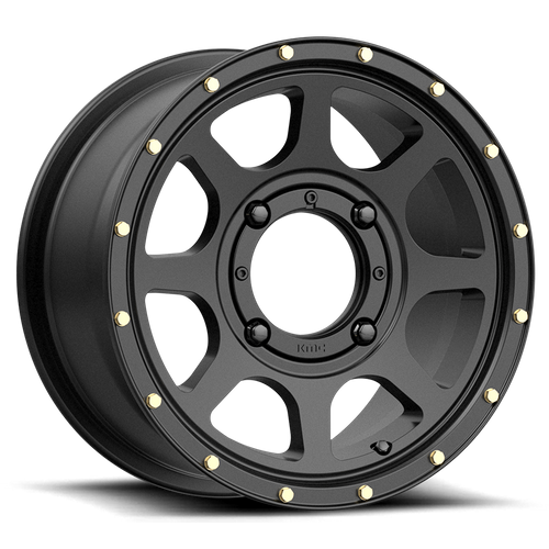 KMC Powersports — KS134 ADDICT 2 15X6 4X156 S-BLK 38MM