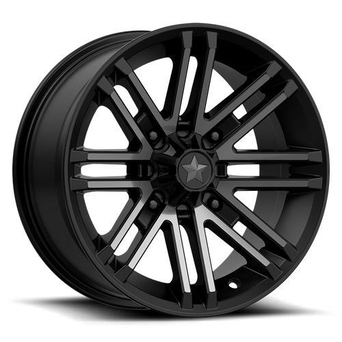MSA Offroad Wheels M40 ROGUE SATIN BLACK W/ TITANIUM TINT