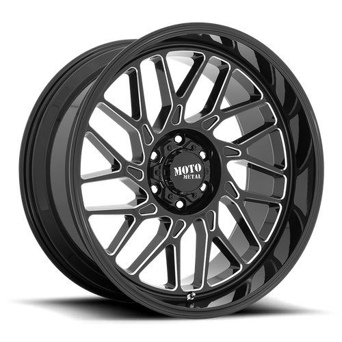 Moto Metal MO805 GLOSS BLACK MILLED Wheel