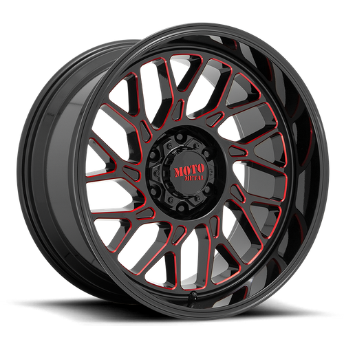 22x10 MO805 GLOSS BLACK MILLED W/ RED TINT Wheels 6x135 Bolt Pattern ET-18 22x10 MO805 GLOSS BLACK MILLED W/ RED TINT Wheels 6x135 Bolt Pattern ET-18