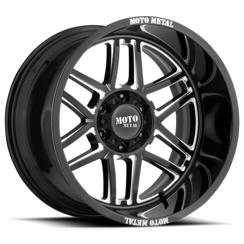 20x10 MO992 FOLSOM GLOSS BLACK MILLED Wheels 6x139.7 Bolt Pattern ET-18 20x10 MO992 FOLSOM GLOSS BLACK MILLED Wheels 6x139.7 Bolt Pattern ET-18