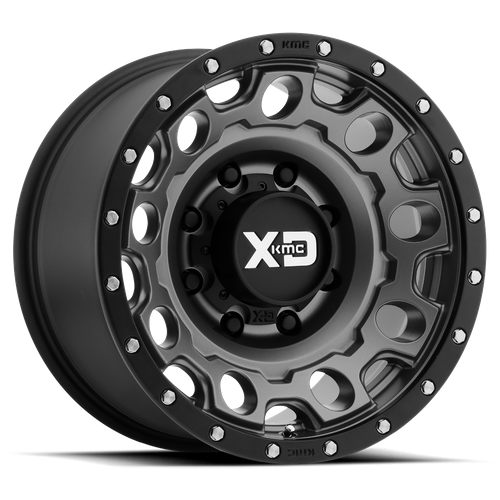 XD — XD129 18X9 6X5.5 M-GRY BLK-RING +18MM