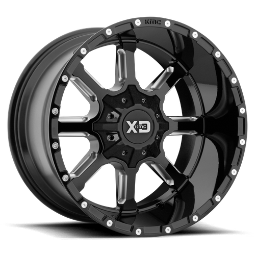XD — XD838 20X9 5X5.0/5.5 G-BLK MILL 0MM