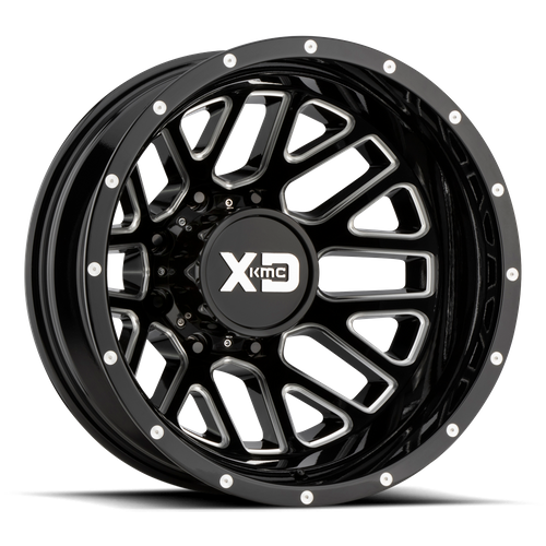 XD XD843 GRENADE DUALLY GLOSS BLACK MILLED - REAR