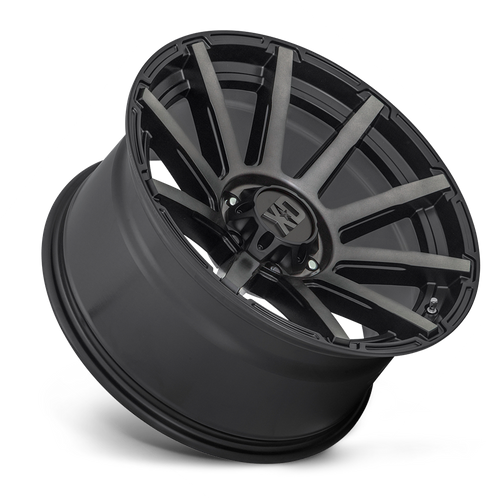 20 Inch SATIN BLACK W/ GRAY TINT 6 Lug Ford Rims XD84721063418N