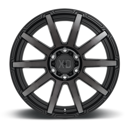 XD XD847 OUTBREAK SATIN BLACK W/ GRAY TINT 20 Inch Wheels