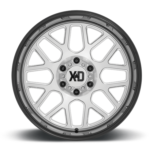 XD XD849 GRENADE II BRUSHED MILLED W/ G-BLACK LIP 20 Inch Wheels