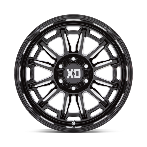 XD XD865 PHOENIX GLOSS BLACK MILLED 20 Inch Wheels