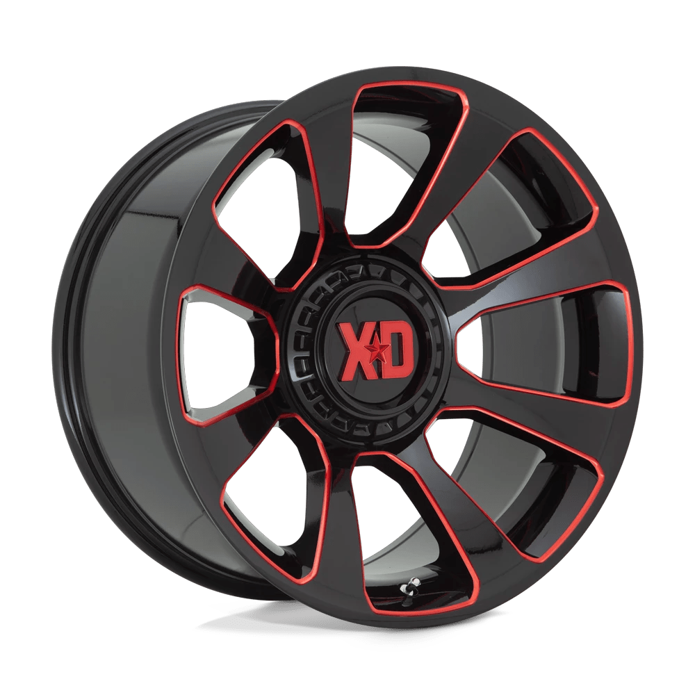 XD854 20X10 6X135/5.5 GBLK MILL RTCC -18