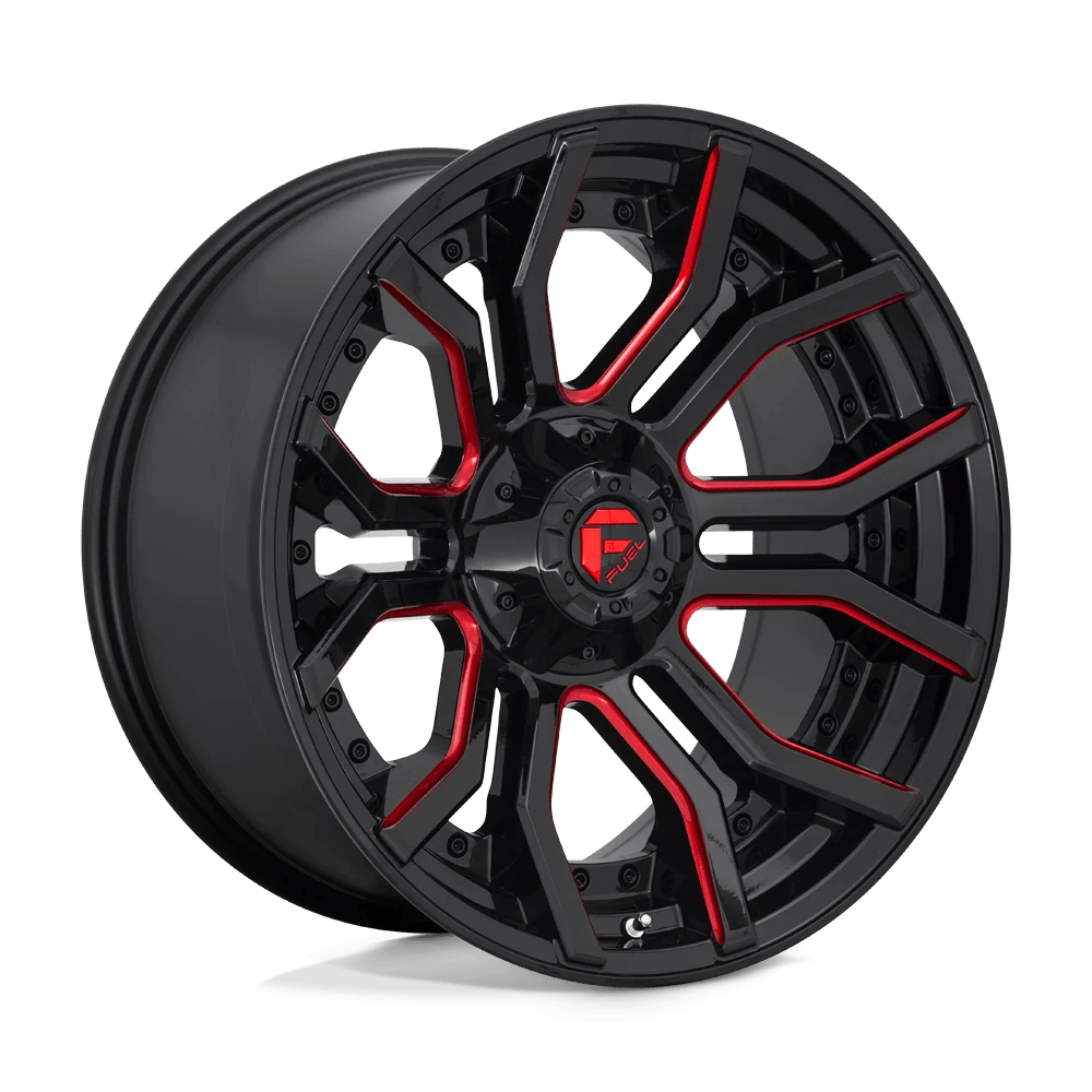 FUEL 1PC - D712 RAGE-gloss black red tinted clear