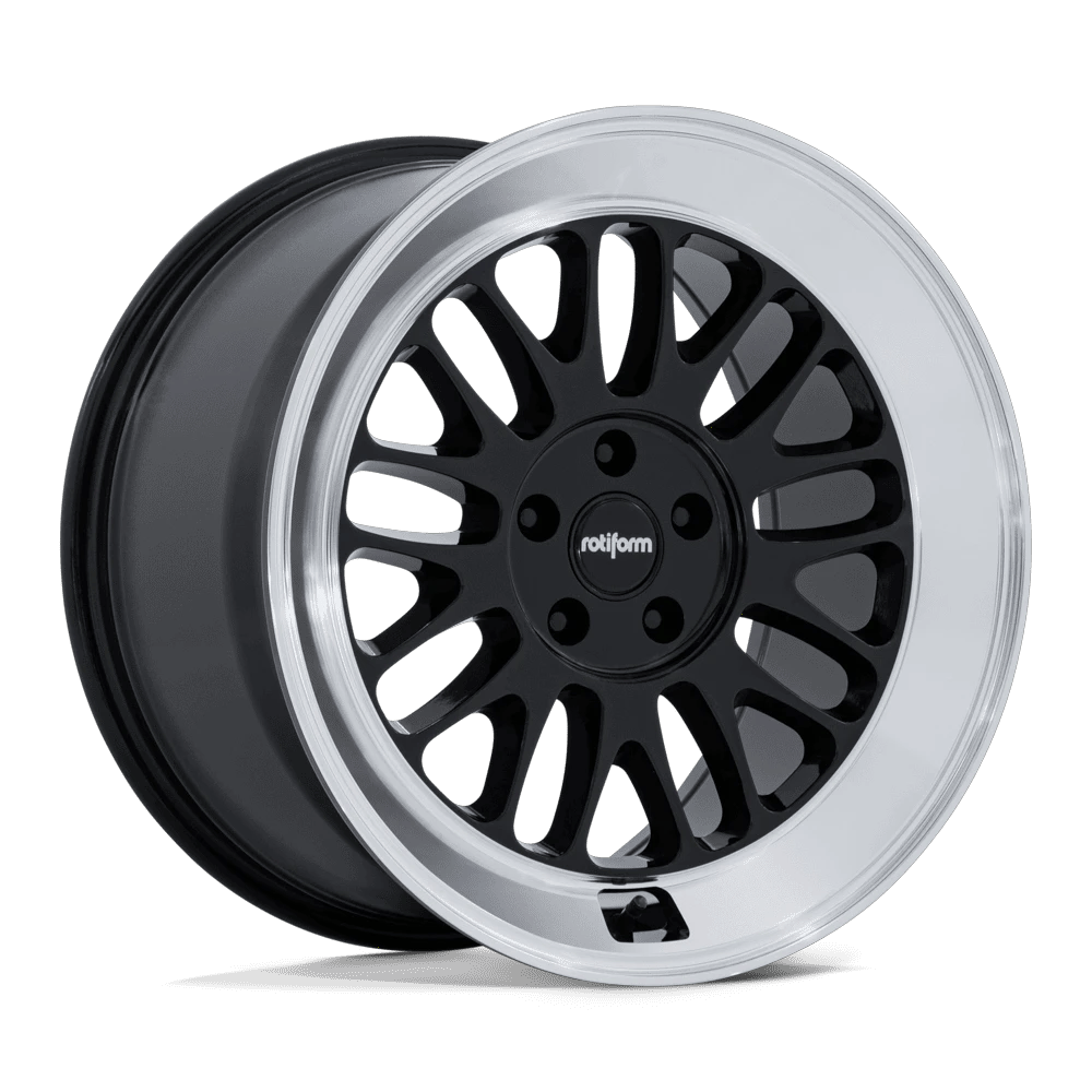 Rotiform RC214 SCP GLOSS BLACK W/ DIAMOND CUT LIP