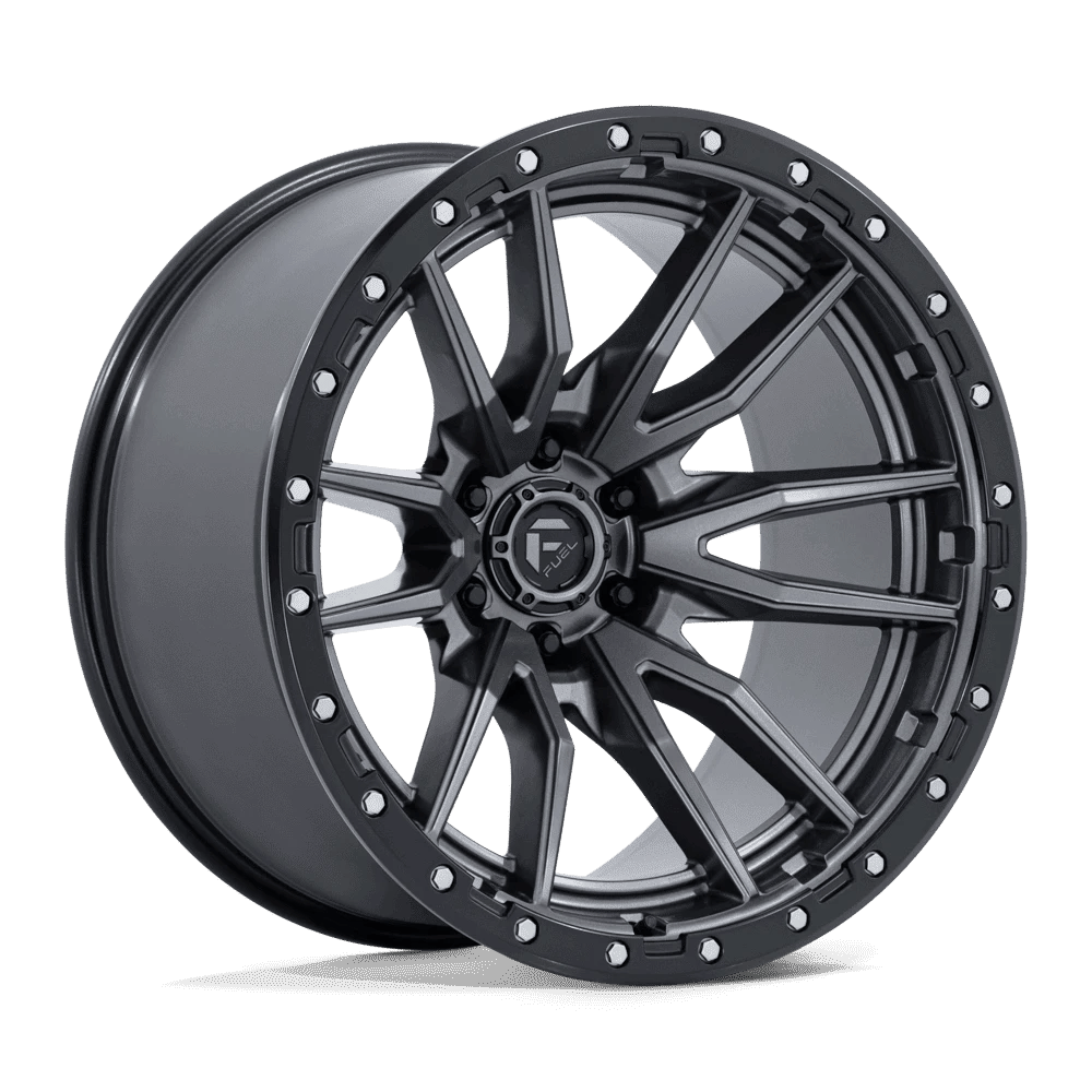 Fuel 1PC — REBEL 22X12 6X5.5 106 -44 M-GMTL-BLK-RG