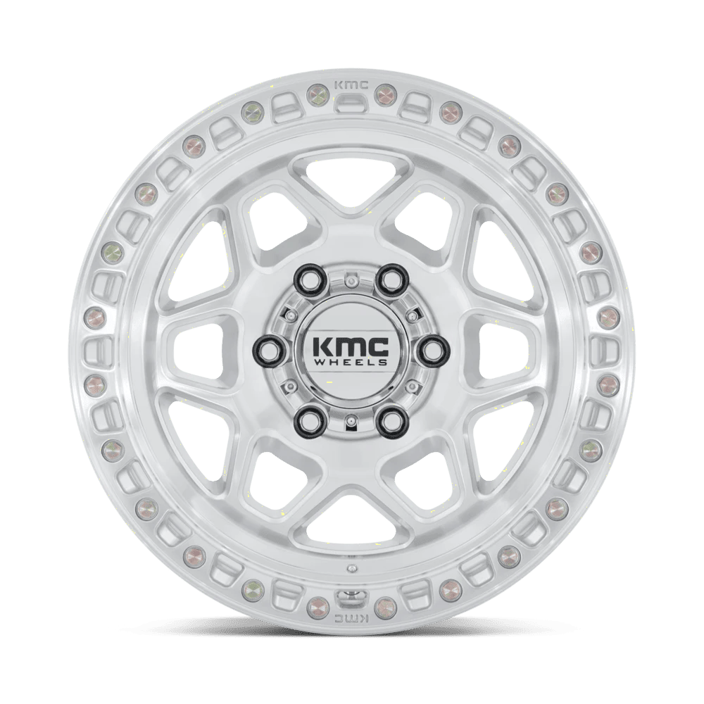 17 Inch GLOSS SILVER W/ MACHINED FACE 6 Lug Ford Rims KM553SD17856300
