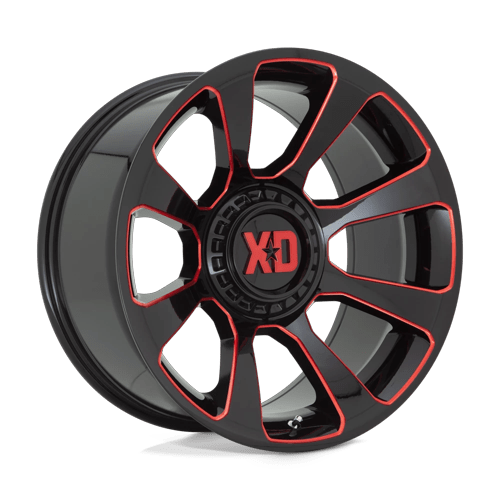 XD854 20X10 6X135/5.5 GBLK MILL RTCC -18
