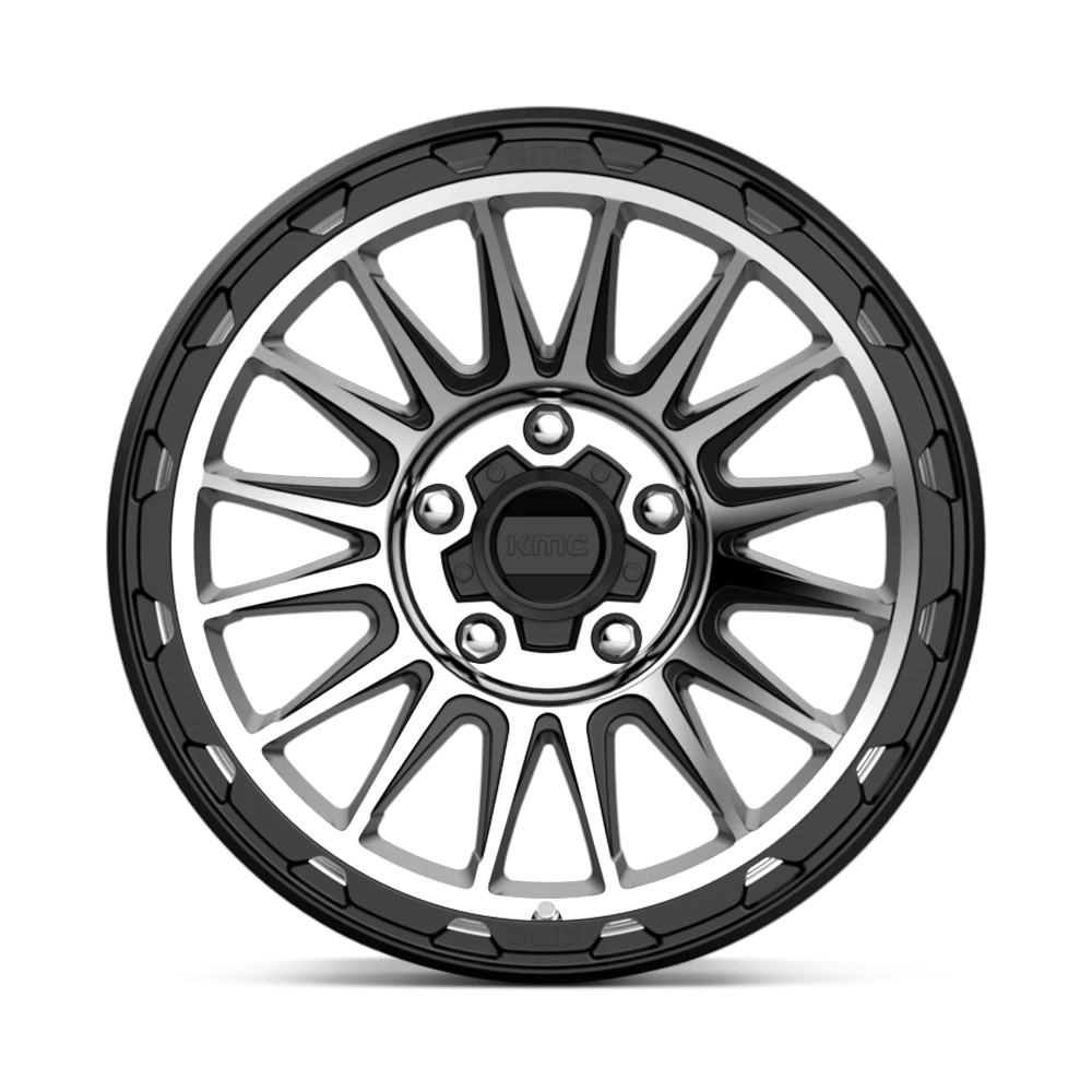 KM542 17X9 5X5.0 S-BLK MACH -12MM
