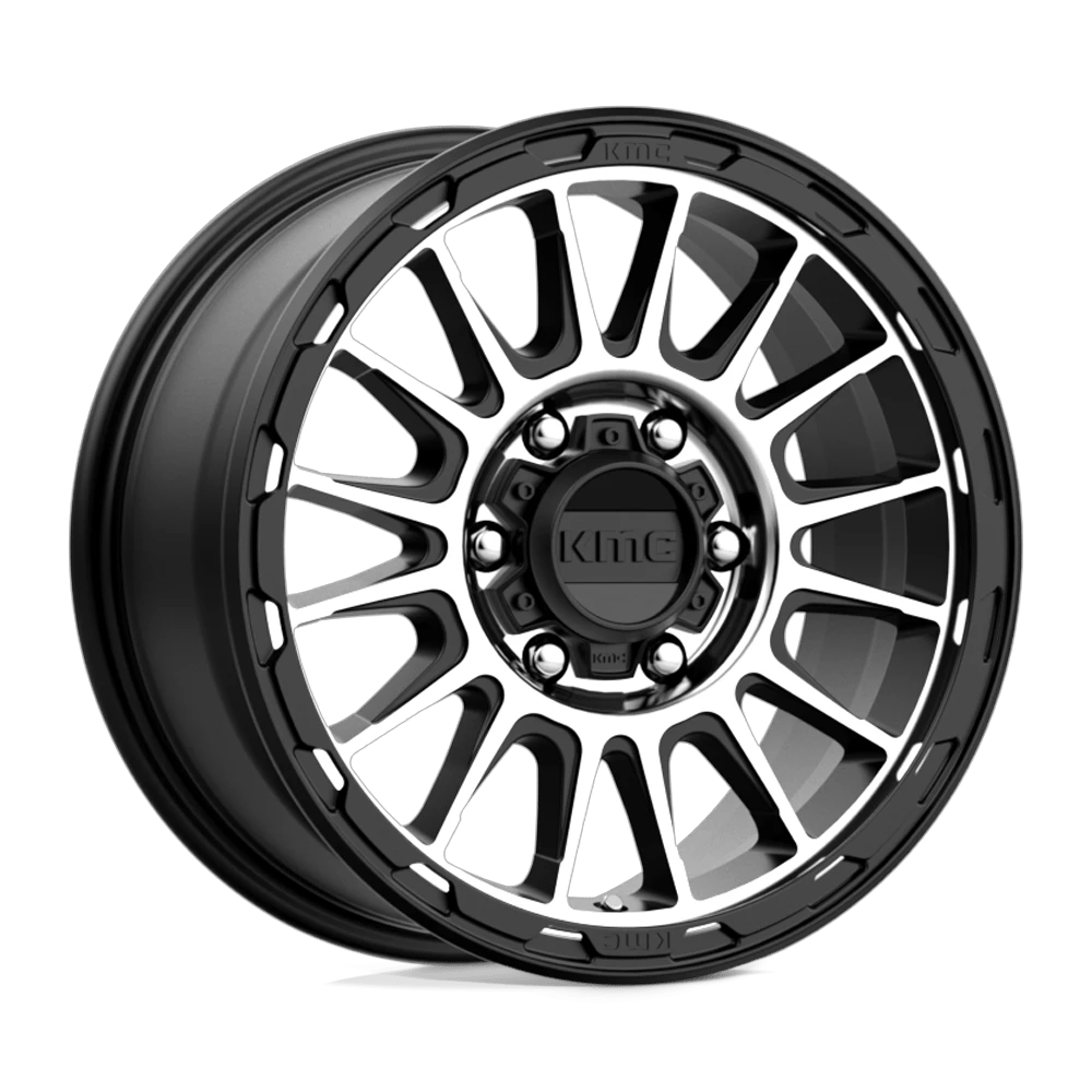 KM542 16X8 6X5.5 S-BLK MACH 00MM
