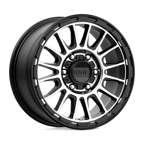 KM542 16X8 6X5.5 S-BLK MACH 00MM