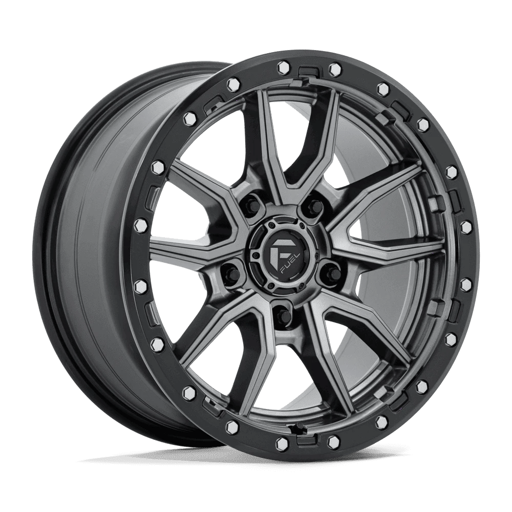 Fuel 1PC — REBEL 18X9 5X5 71 +1 M-GMTL-BLK-RG