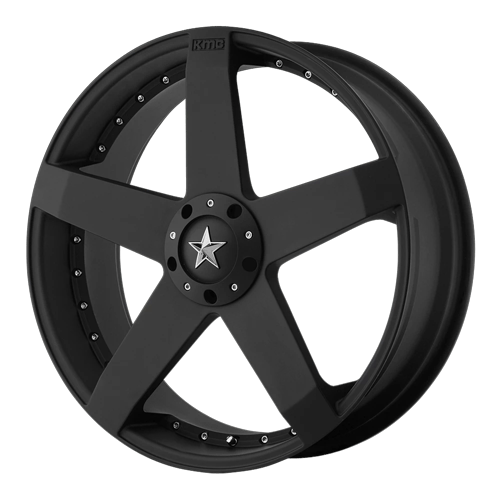KM775 CAR 17X7.5 BLANK M-BLK +42 98-121