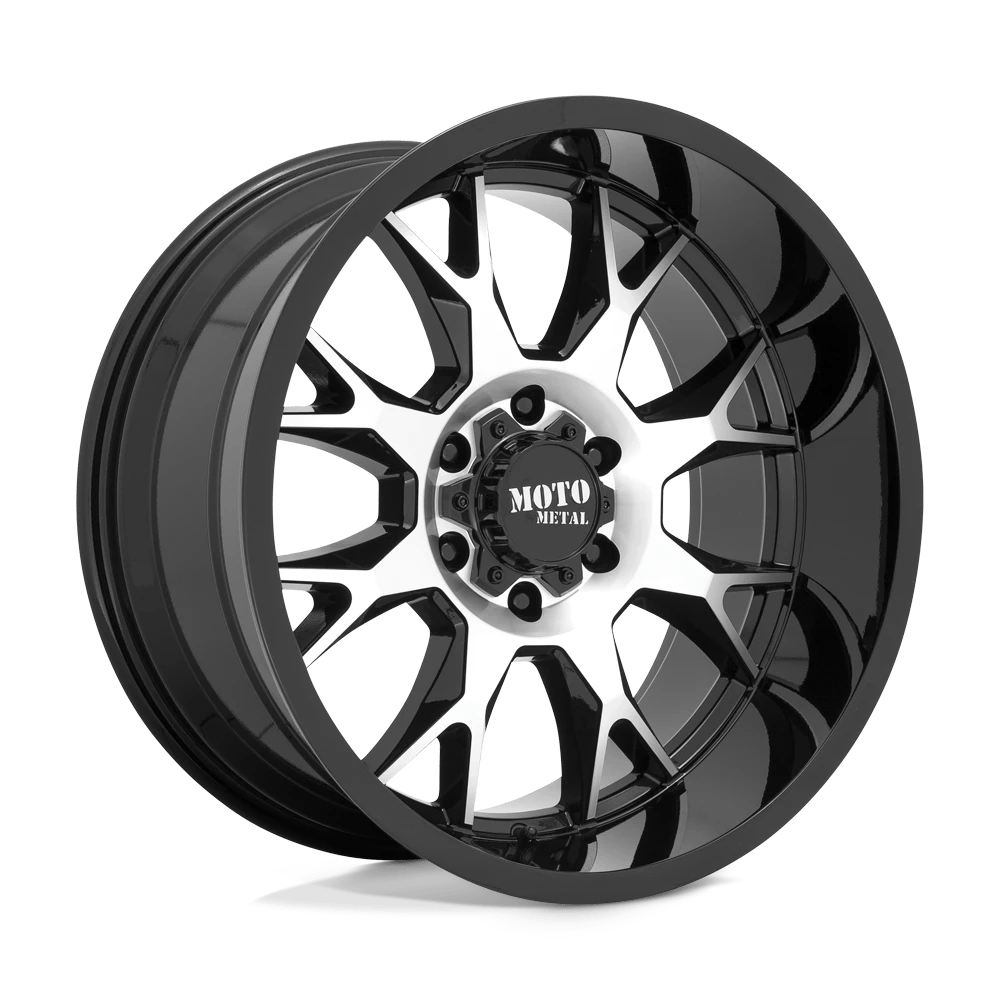 Moto Metal MO80621050518N MO806 20X10 5X5.0 G-BLK MACH -18MM