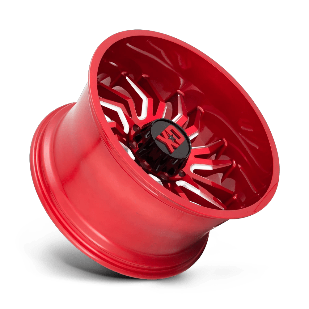 XD858 22X12 8X6.5 CANDY RED MILLED -44MM