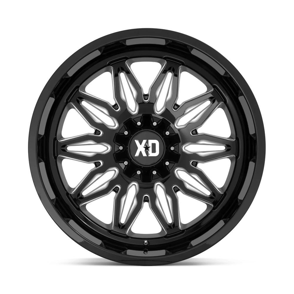 XD859 22X12 5X5/5.5 G-BLK MILLED -44MM