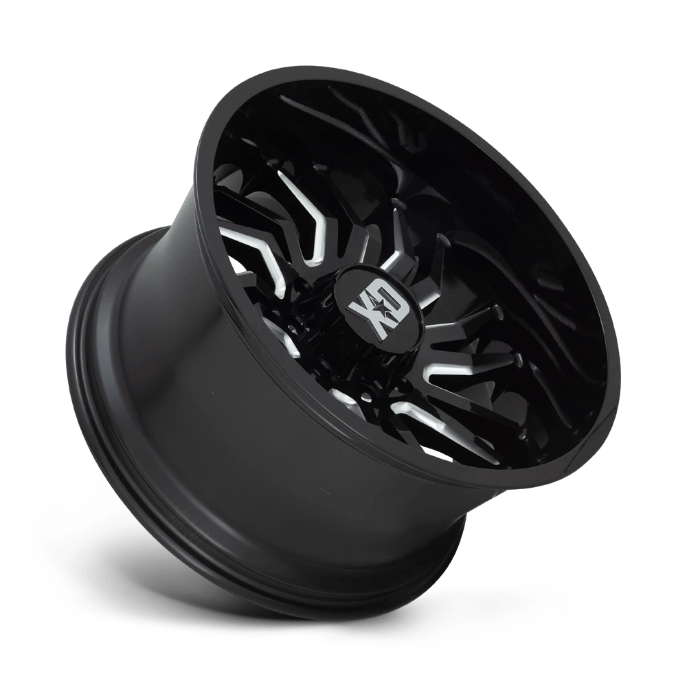 XD858 22X10 5X5.5 GLOSS BLACK MILL -18MM