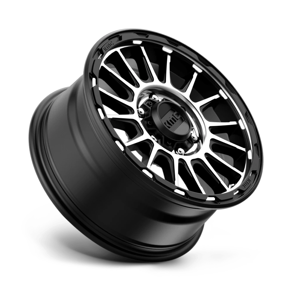 KM542 16X8 6X5.5 S-BLK MACH 00MM