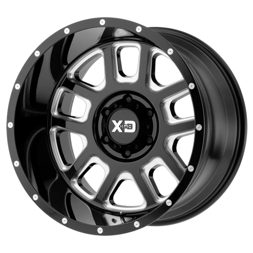 XD828 20X9 5X5.0 G-BLK MILL -12 CSFINISH