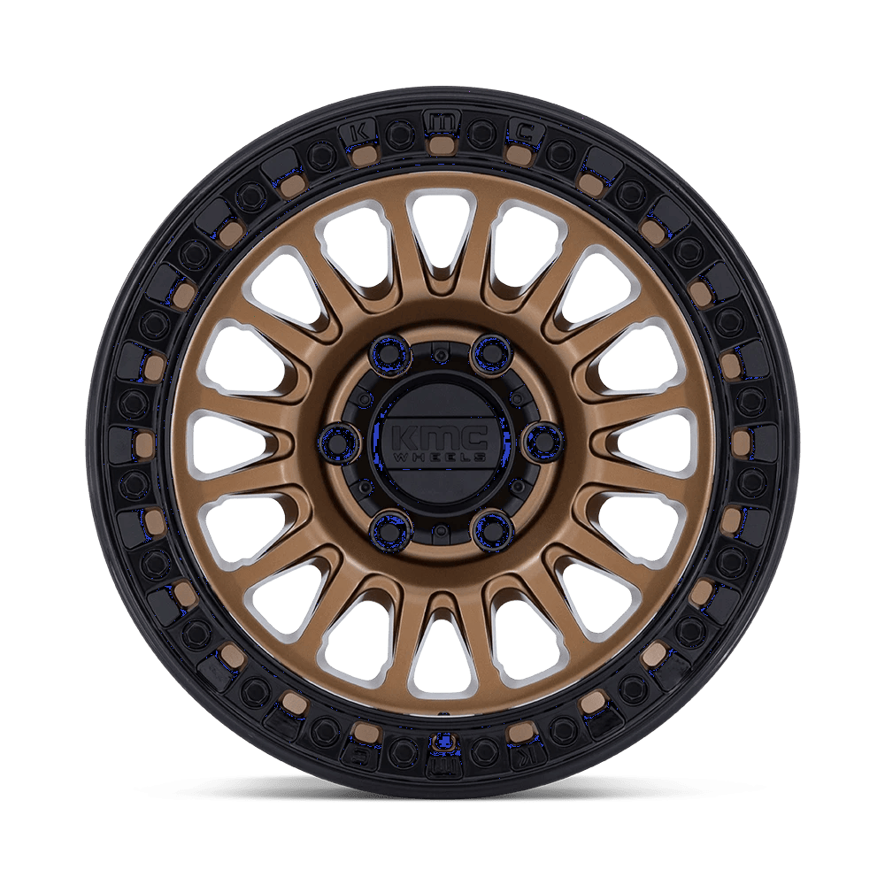 20 Inch MATTE BRONZE W GLOSS BLACK LIP 6 Lug Rims KM552ZB20906818