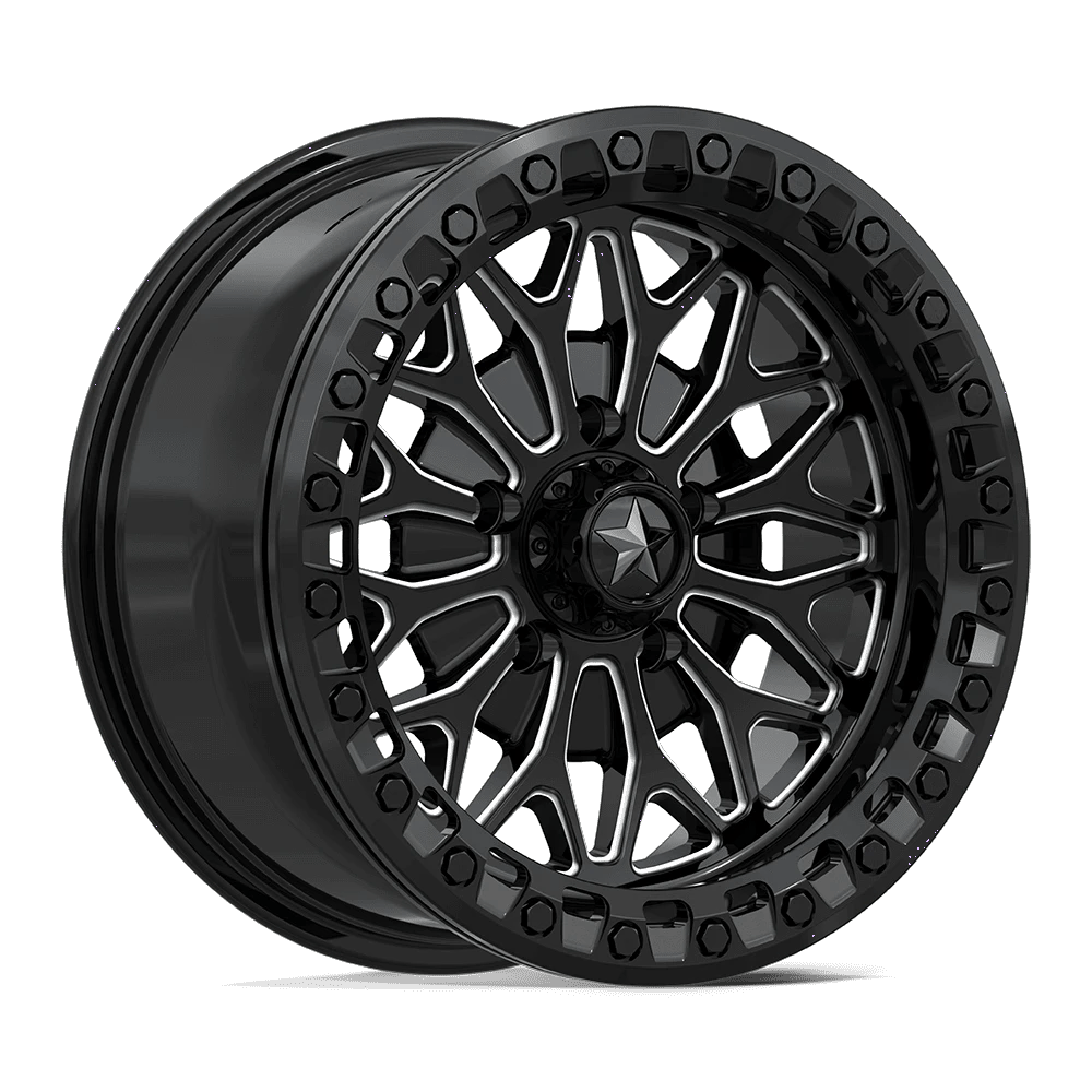 GLOSS BLACK MILLED