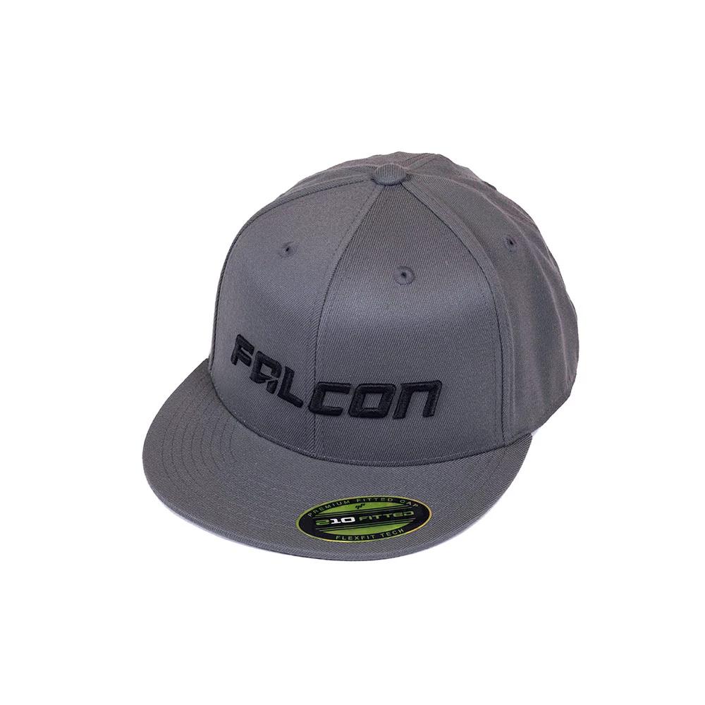 Falcon Shocks — FLAT VISOR HAT - GRAY/BLACK - LG/XL