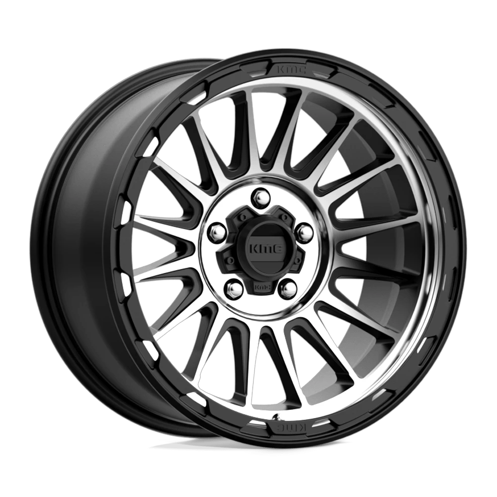 KM542 18X9 5X5.0 S-BLK MACH 00MM