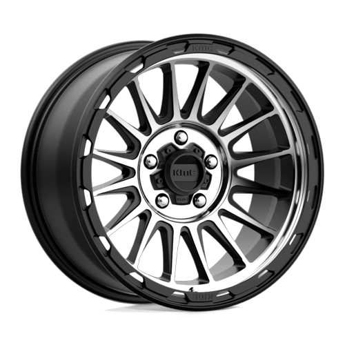 KM542 18X9 5X5.0 S-BLK MACH 00MM