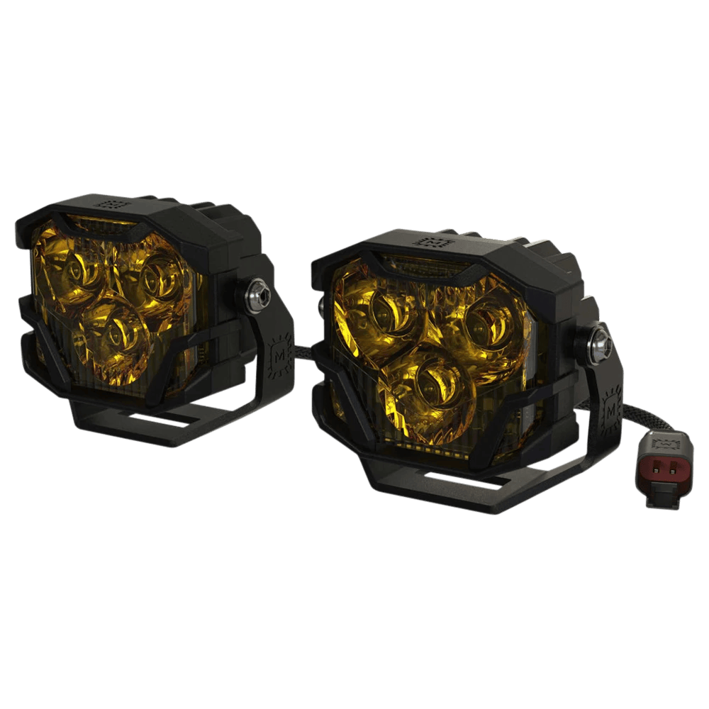 Morimoto Offroad — 4BANGER V1 HXB PODS YLW SPT SET
